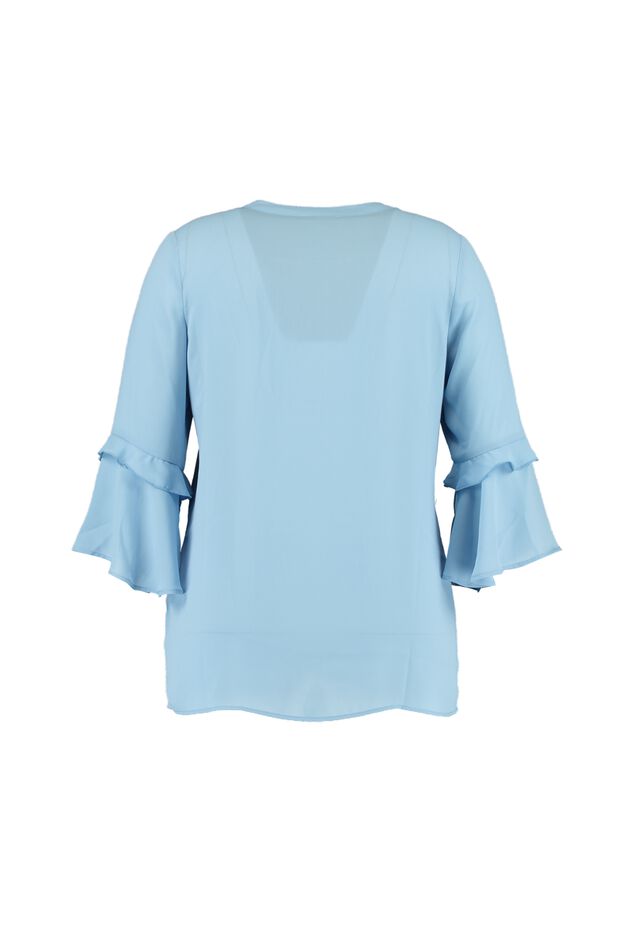 Blusa con volantes image number 2