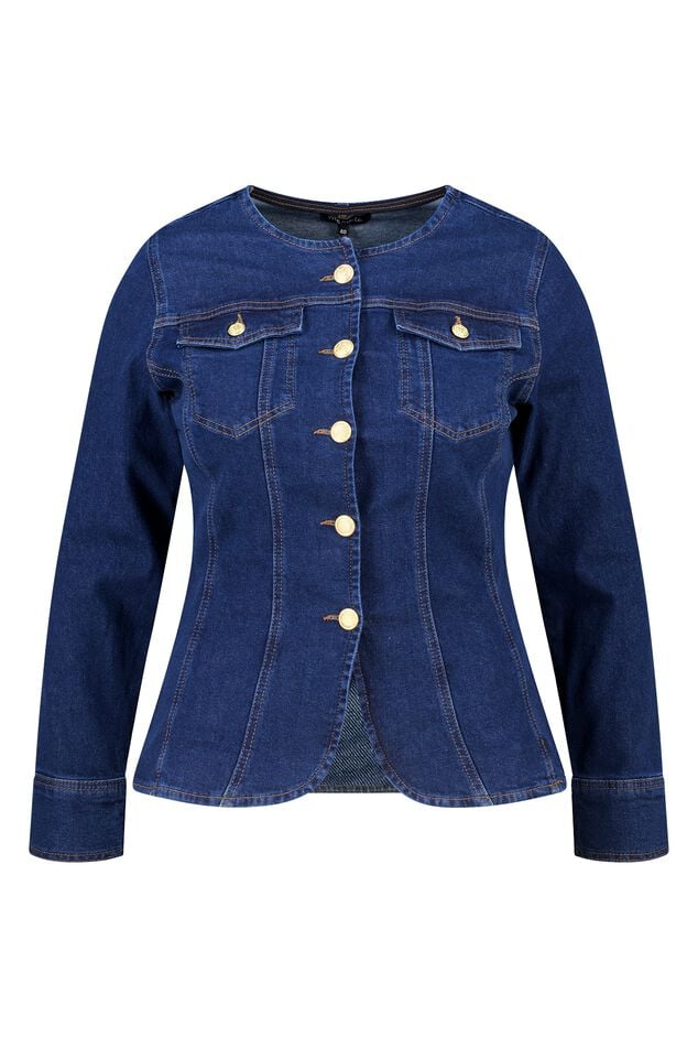 Chaqueta vaquera ajustada image number 1