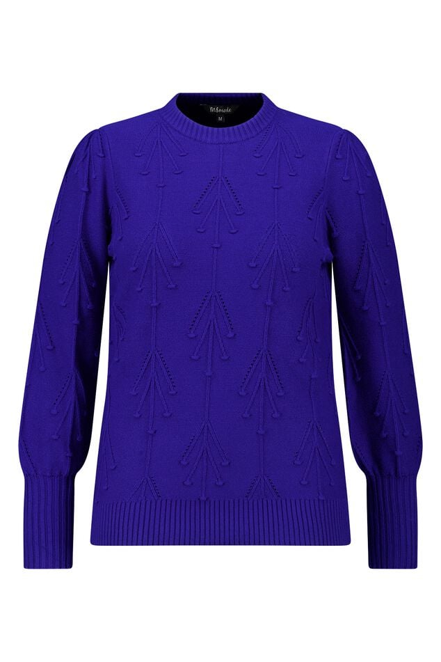 Jersey con estampado bordado image number 1