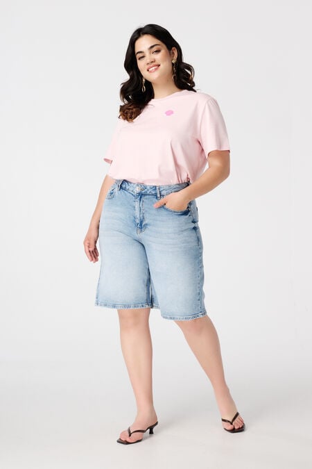 Pantalones cortos vaqueros elásticos Pantalones cortos vaqueros elásticos