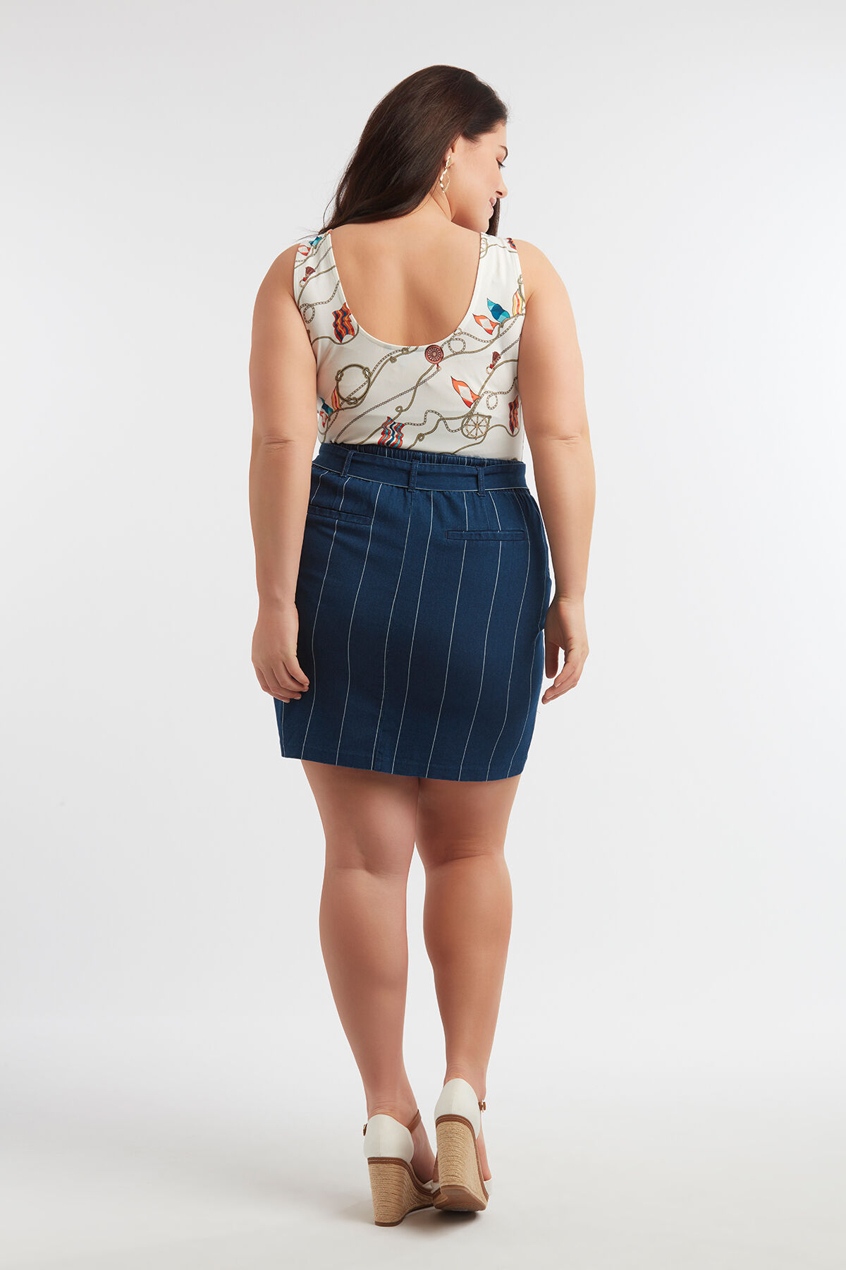 Falda de raya diplom&aacute;tica image number 5