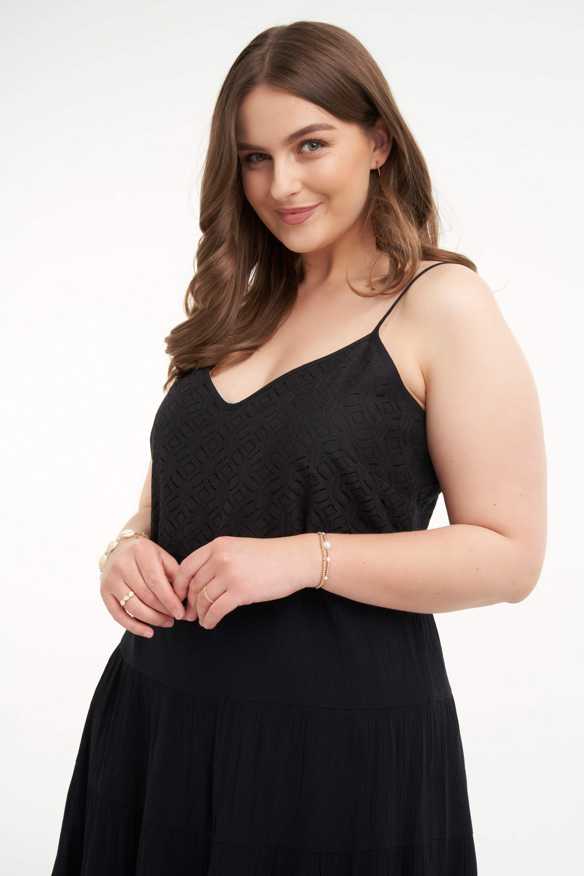 Vestido con corte en A image number 5