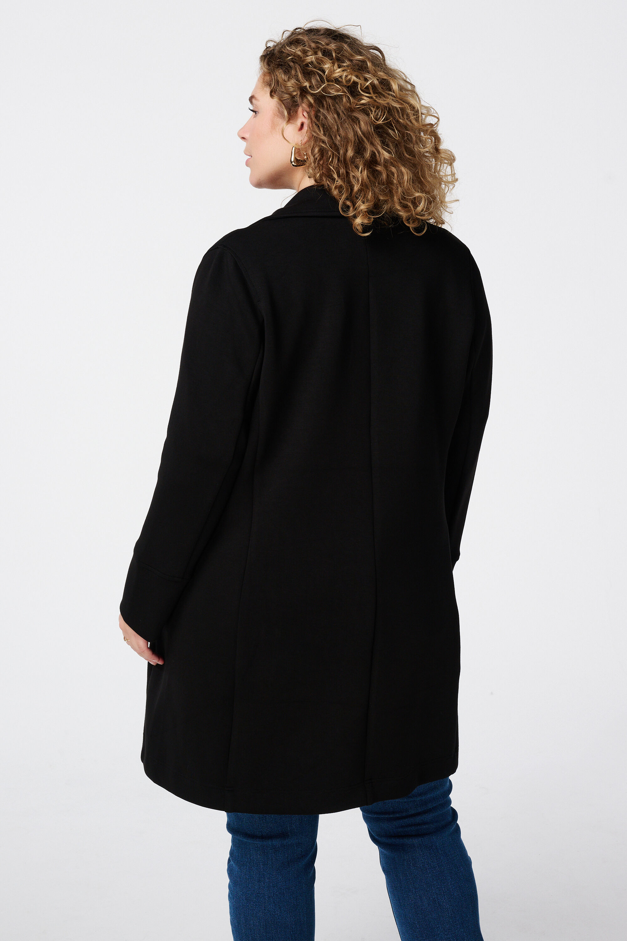 Abrigo con cierre con botones image number 3