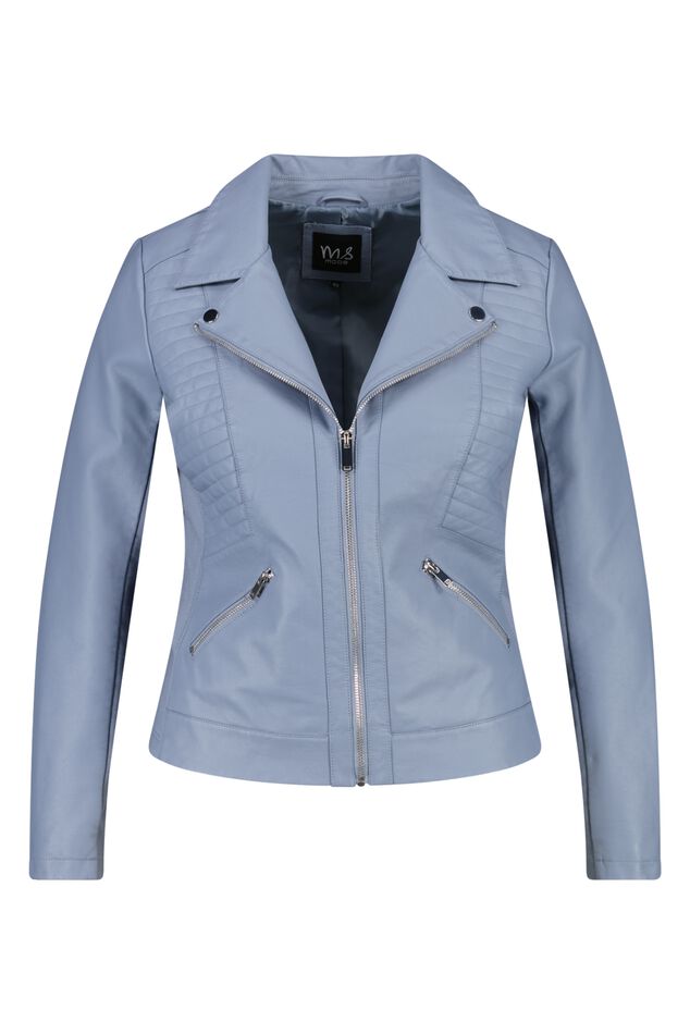 Chaqueta de cuero sintético  image number 1