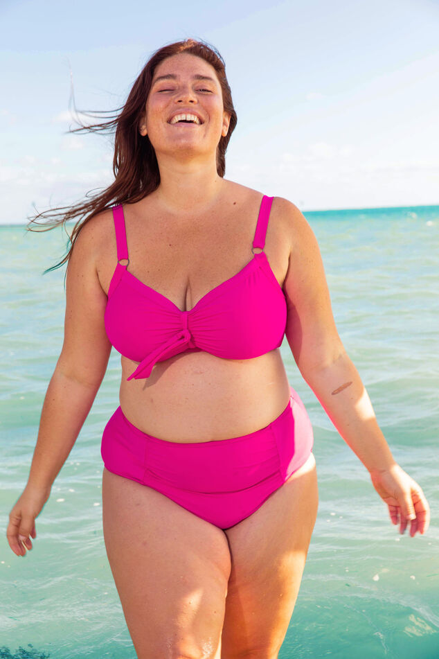 Braguita de bikini con efecto arrugado image number 0