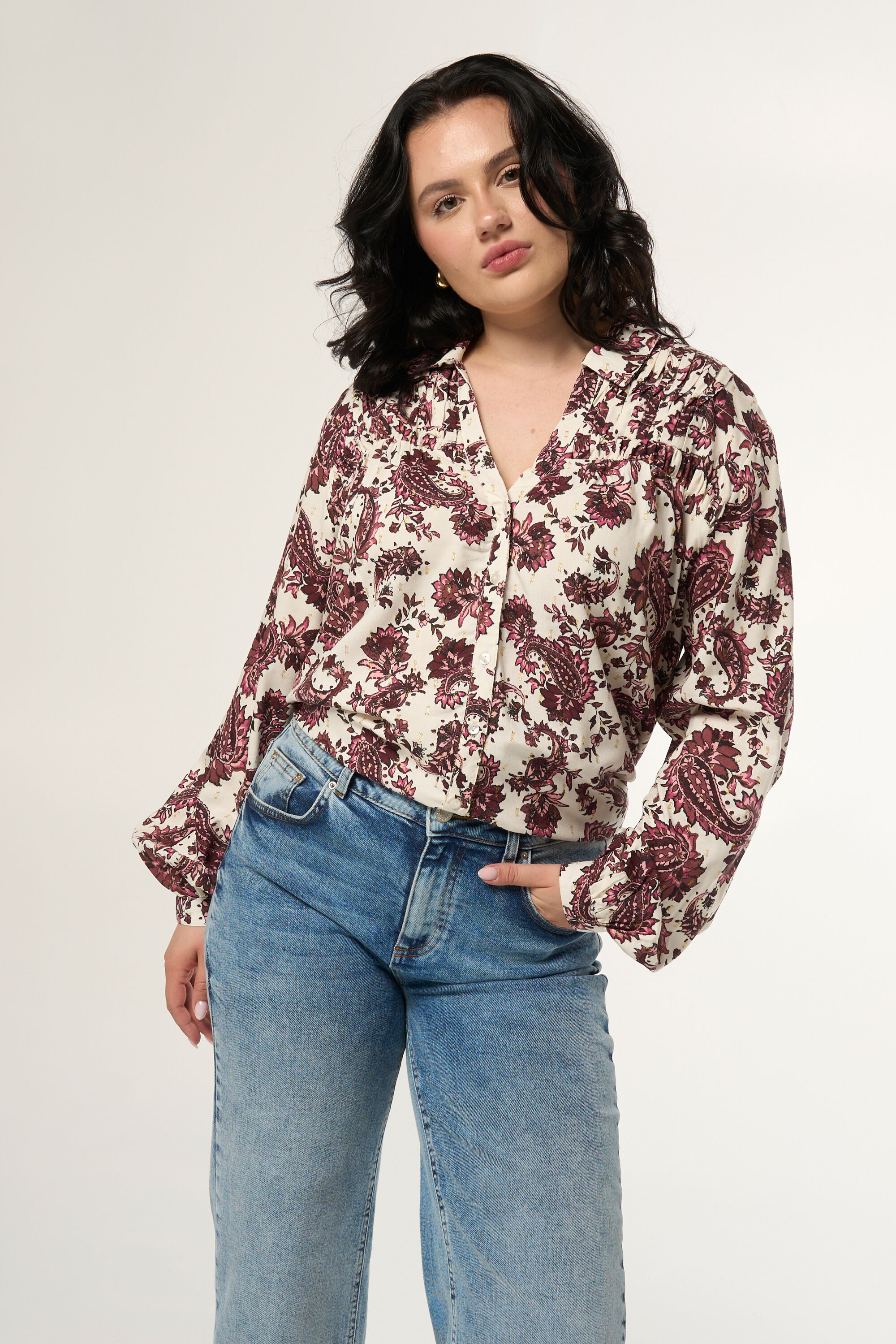 Blusa con estampado image number 0