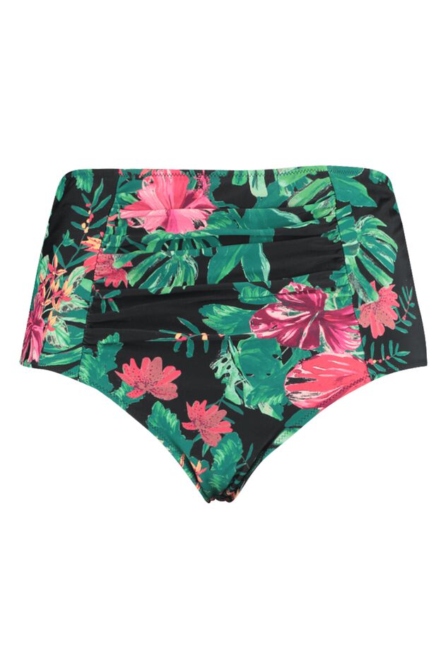 Braguita de bikini de talle alto con estampado image number 1