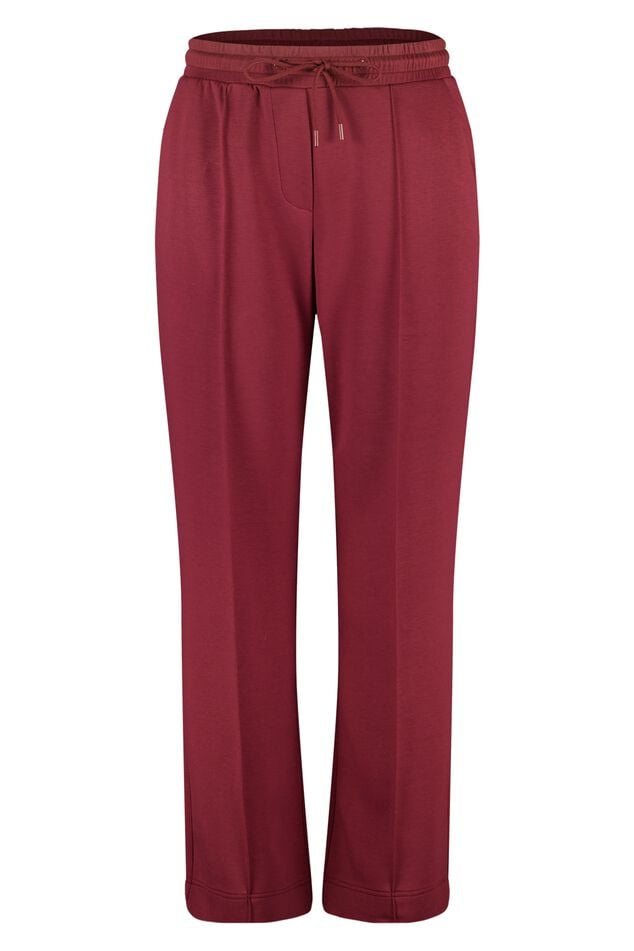 Pantalón con cintura elástica y costura decorativa image number 1