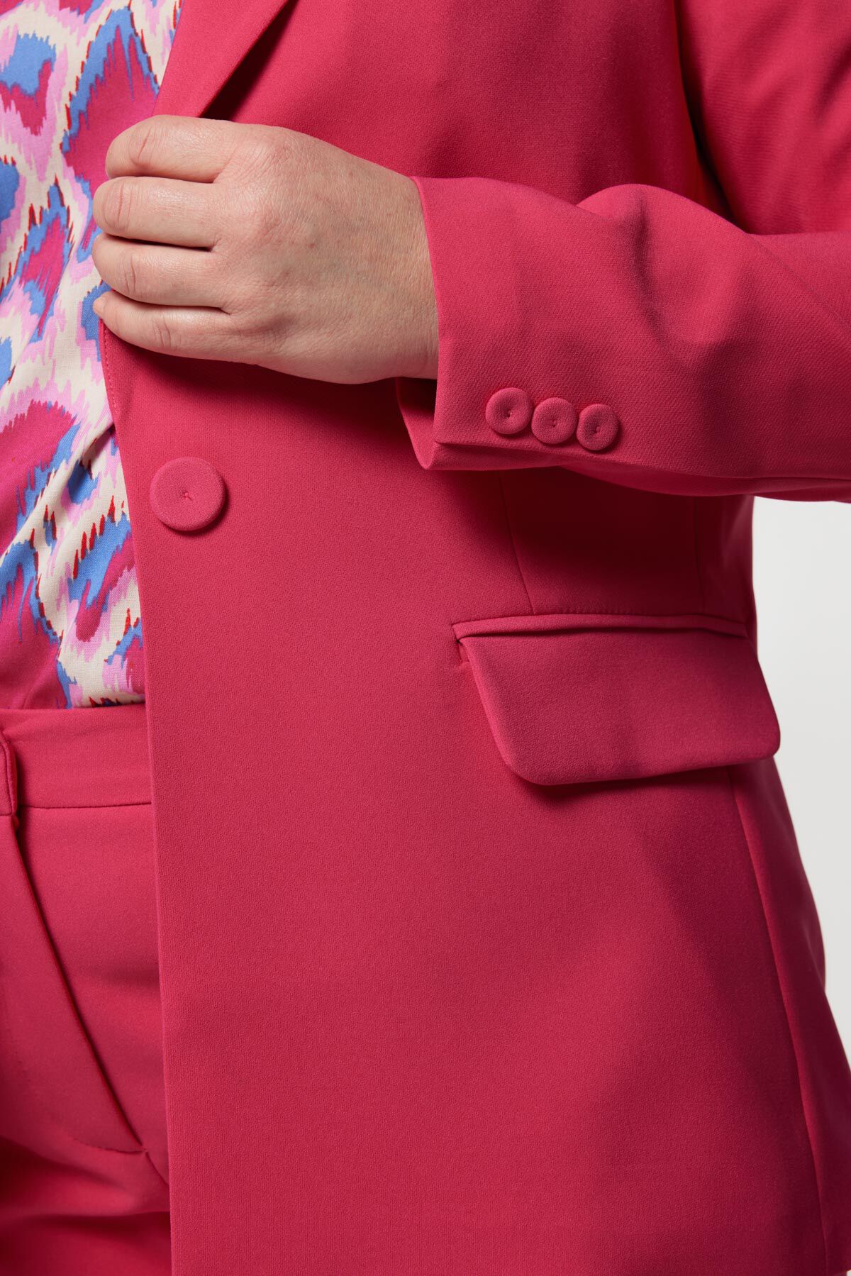 Blazer con tejido el&aacute;stico( image number 4