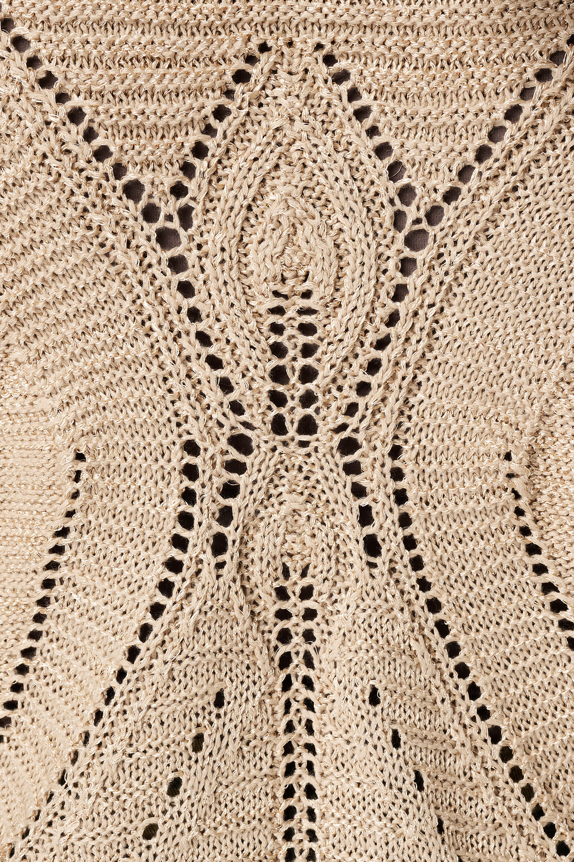 Jersey de crochet con mangas cortas image number 6