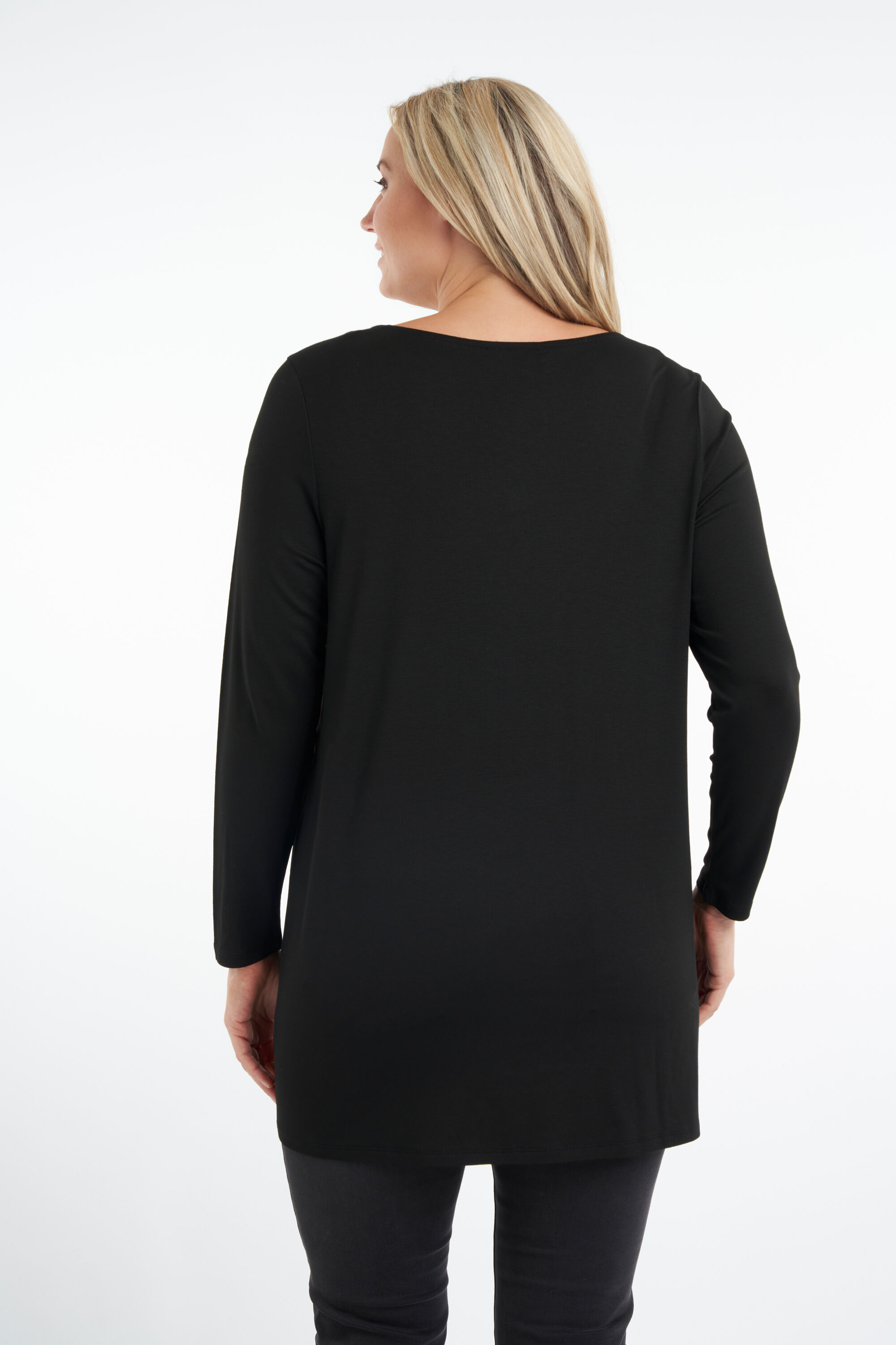 T&uacute;nica con cremallera decorativa image number 4