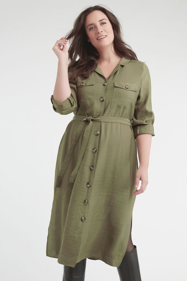 Vestido de botones image number 0