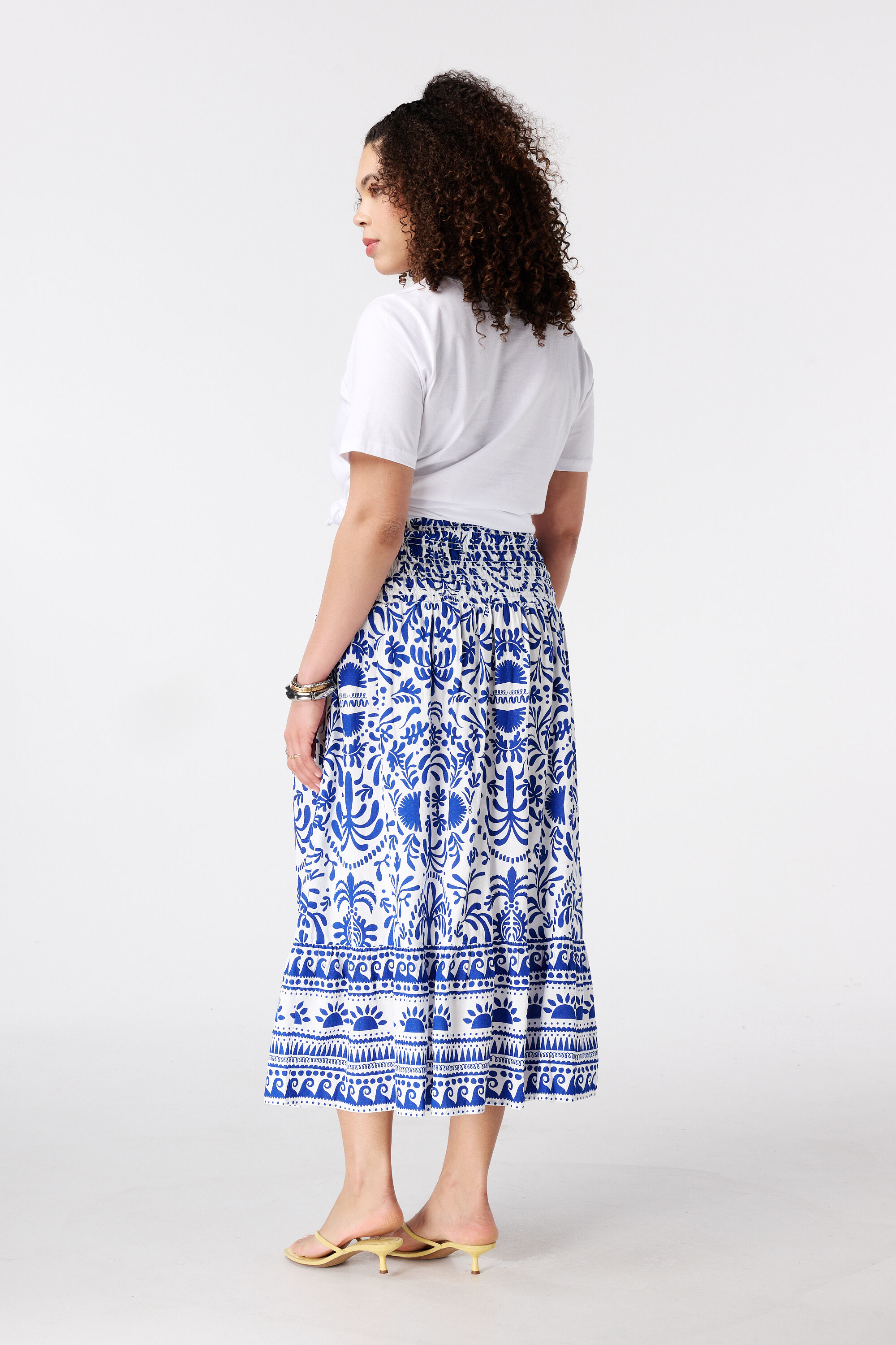 Falda maxi con estampado image number 3
