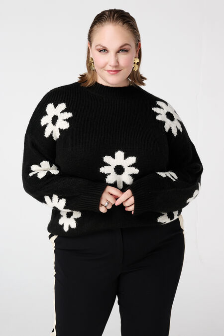 Jersey con estampado floral Jersey con estampado floral