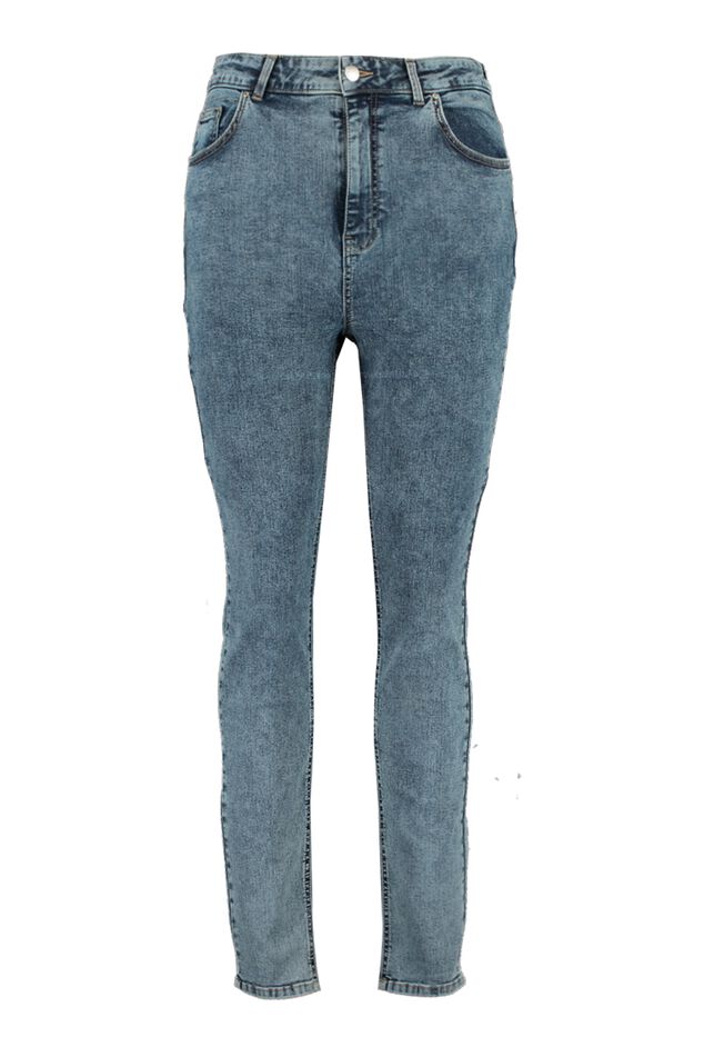 Vaqueros de pitillo CHERRY de cintura alta image number 1