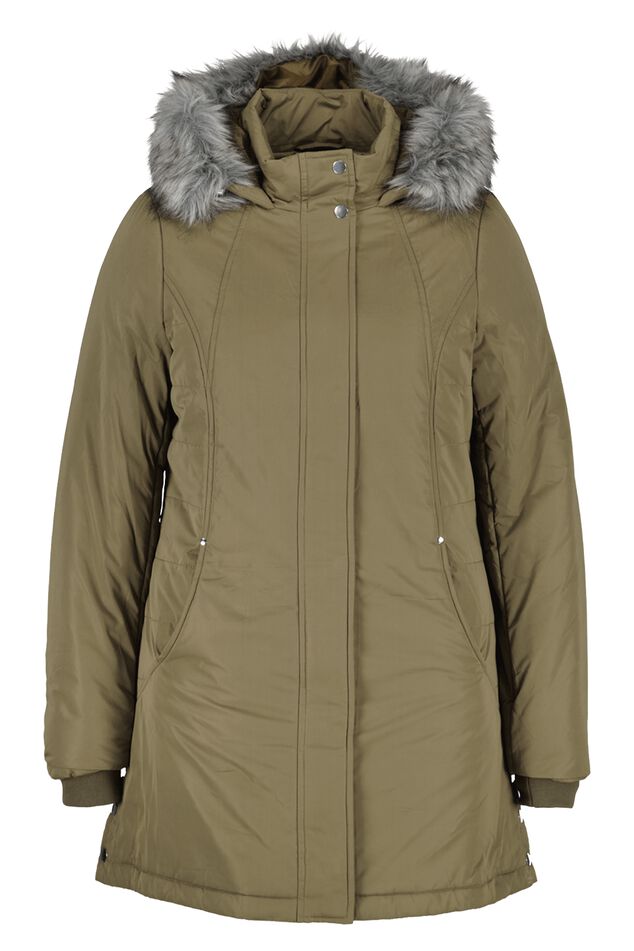 Chaqueta acolchada con capucha image number 1