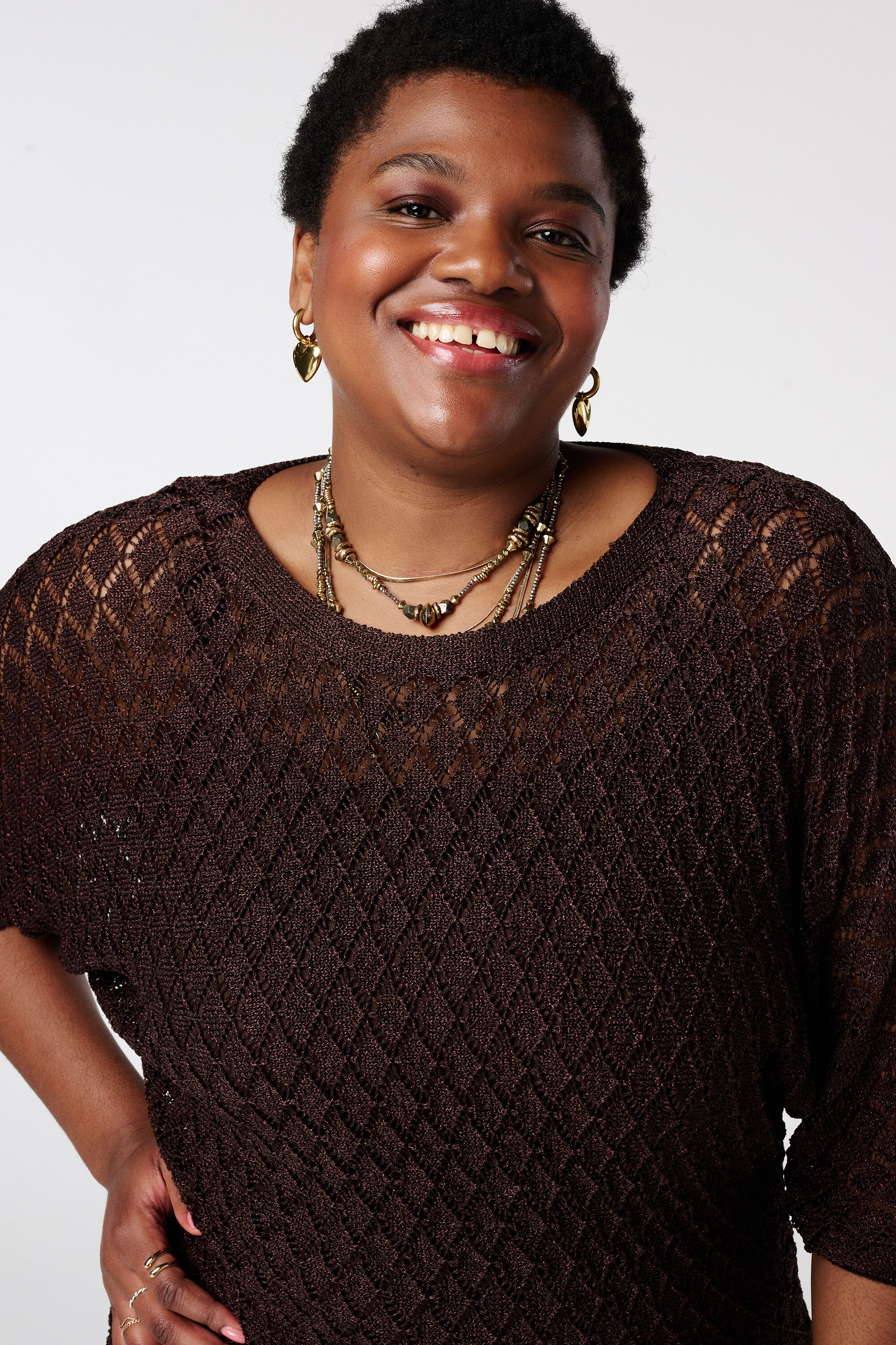 Jersey de ganchillo con l&uacute;rex image number 4