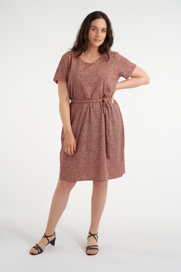 Vestido con cinto image number 6