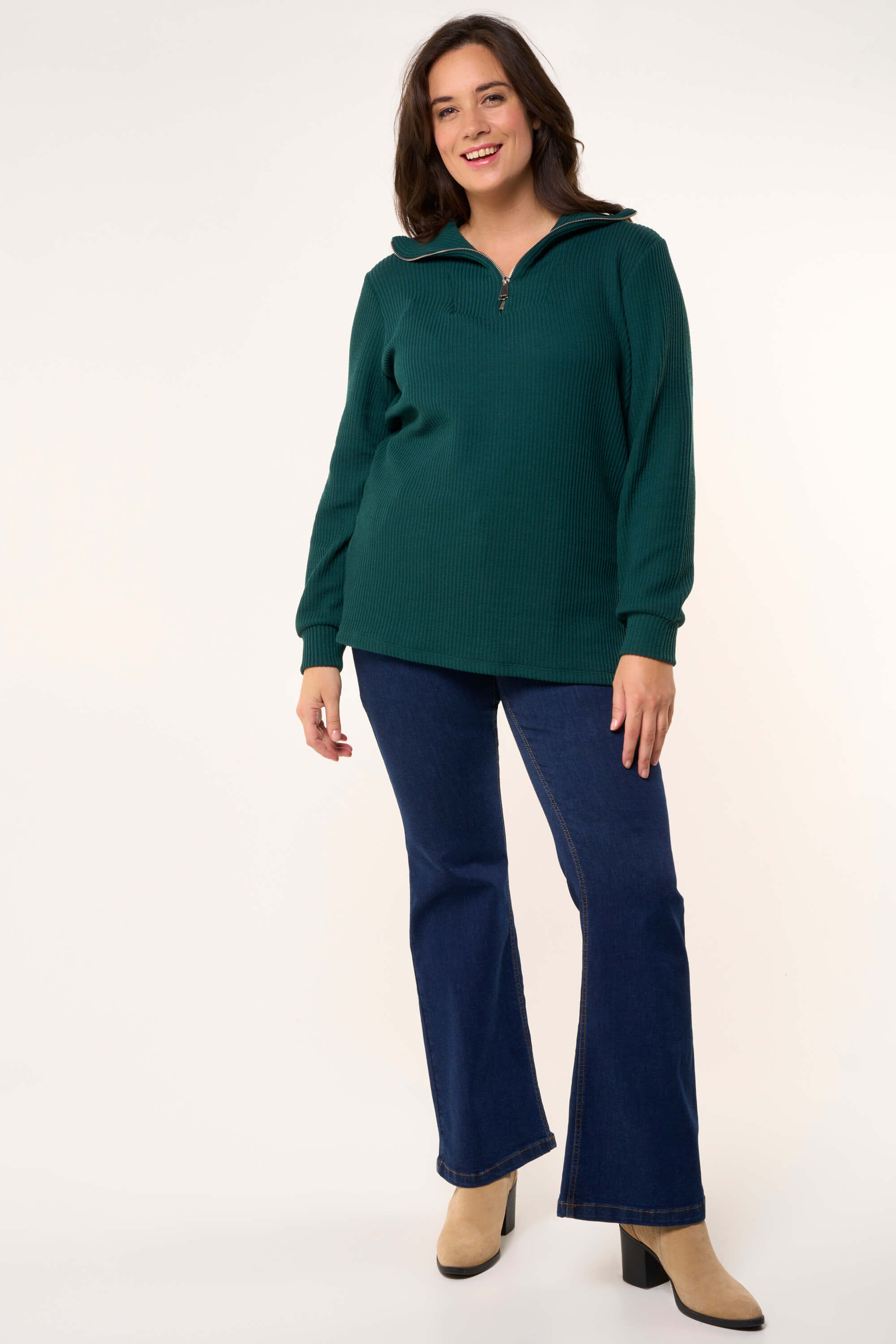 Top con cremallera  image number 5