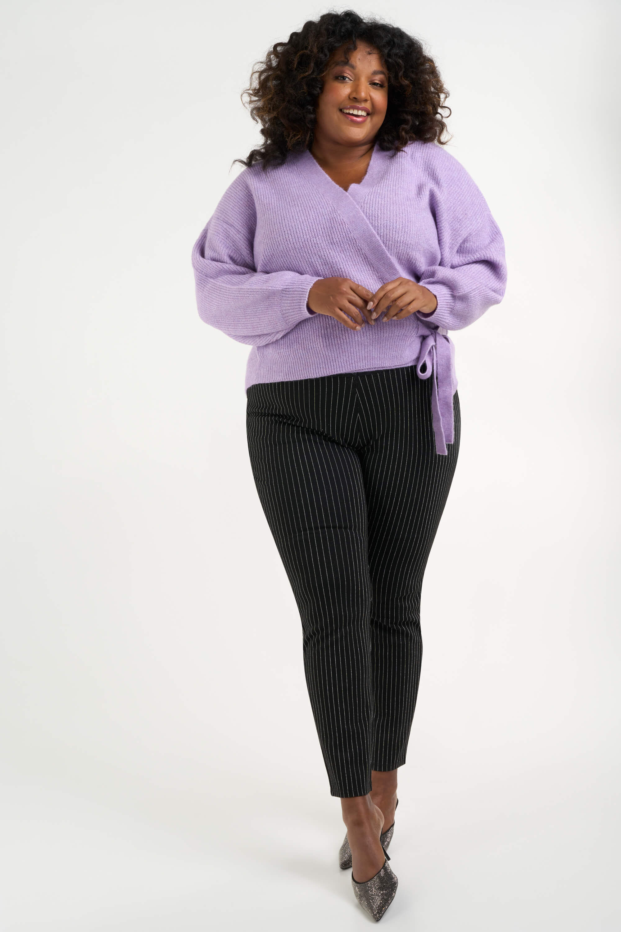 C&aacute;rdigan cruzado de punto   image number 4