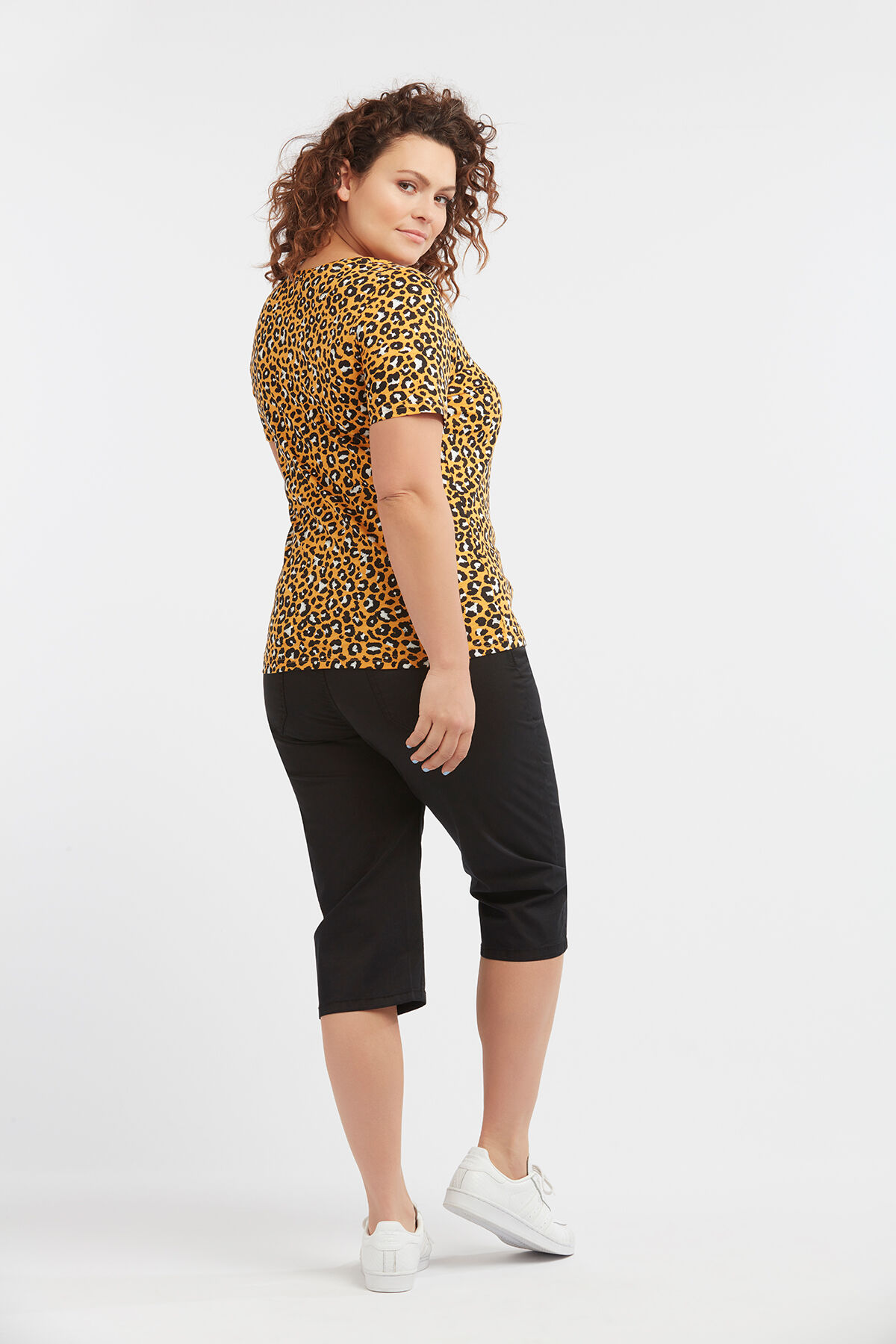 Pantalones pirata de algod&oacute;n image number 3