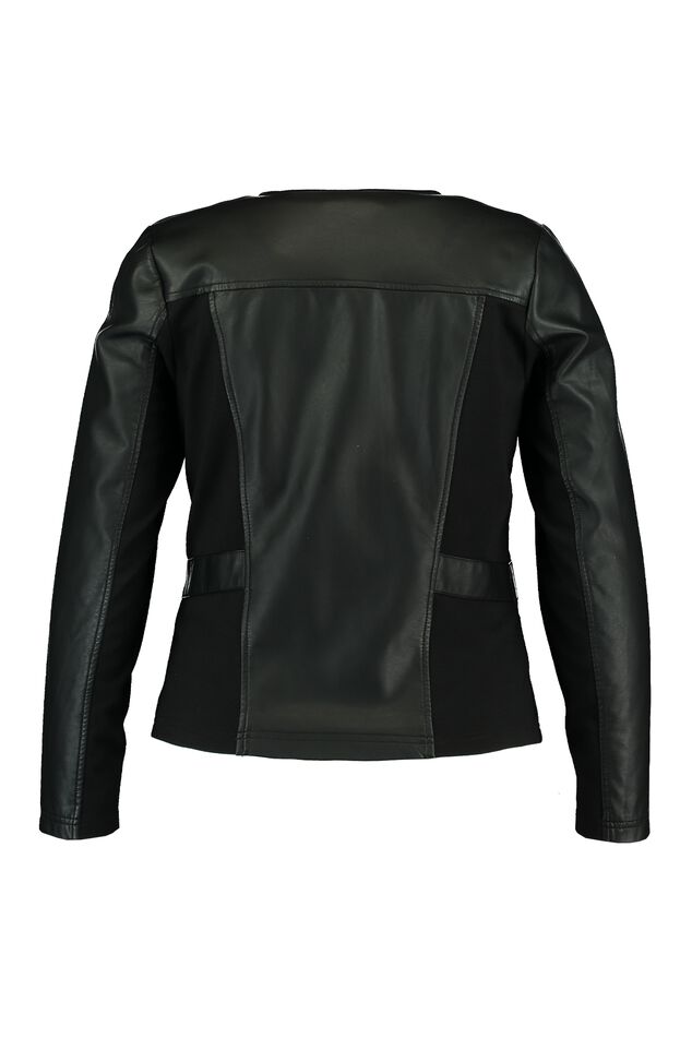 Chaqueta de cuero sintético image number 2