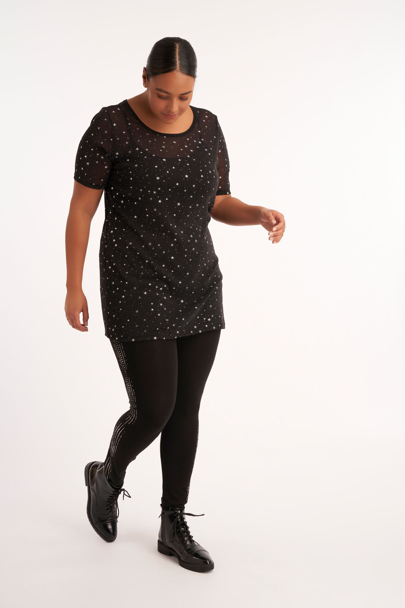 Legging con brillantes  image number 4