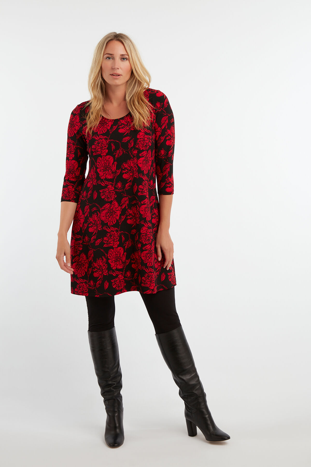 Vestido tipo t&uacute;nica estampado image number 3