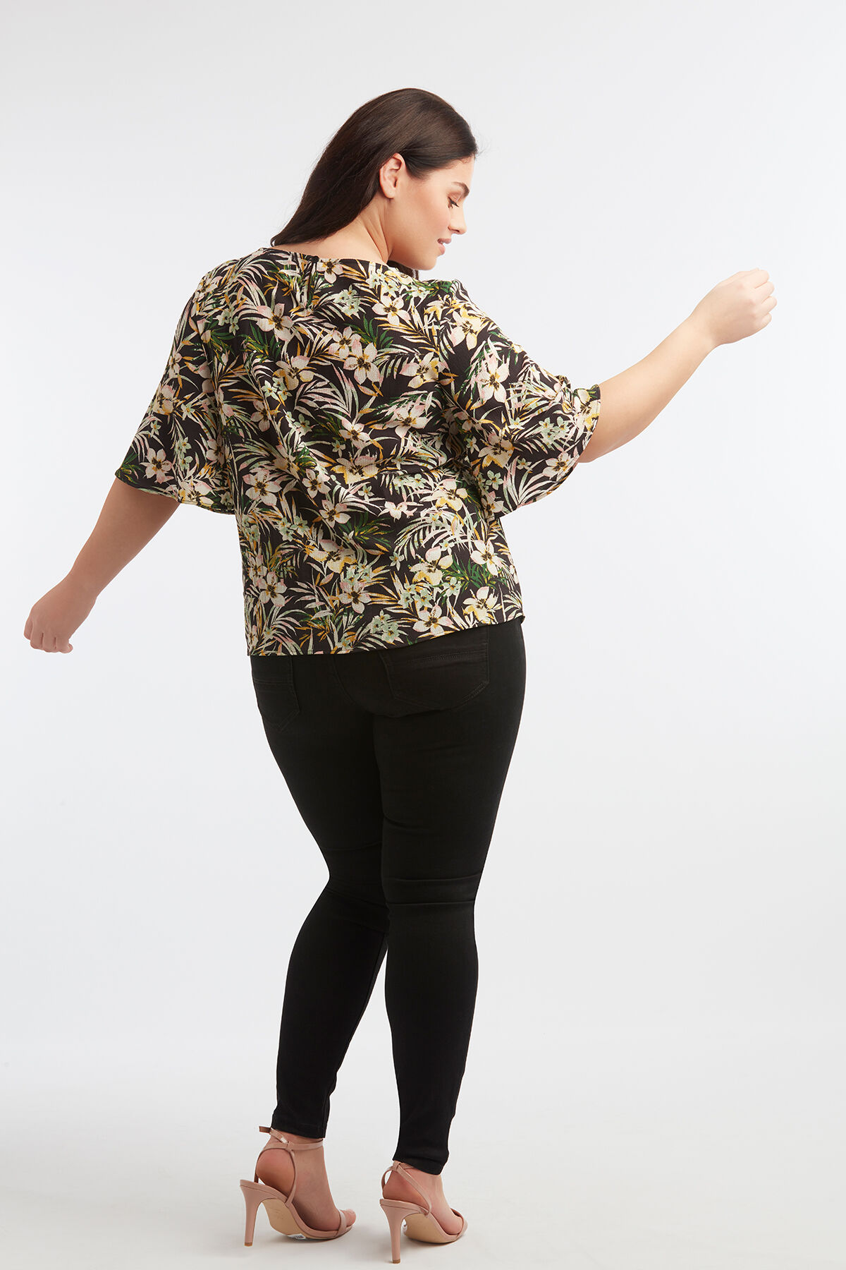 Blusa con estampado integral image number 5