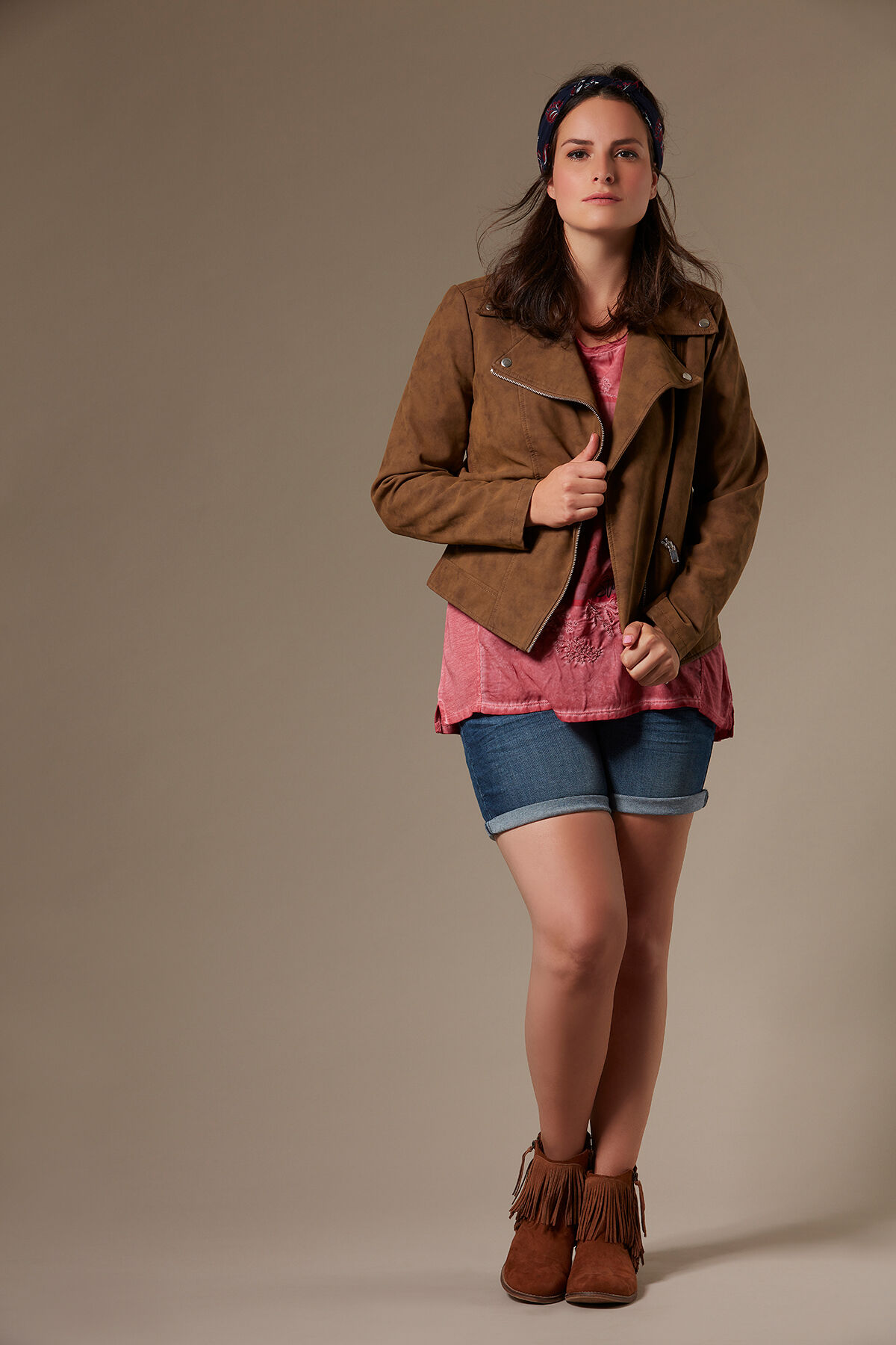 Chaqueta de ante sint&eacute;tico image number 5