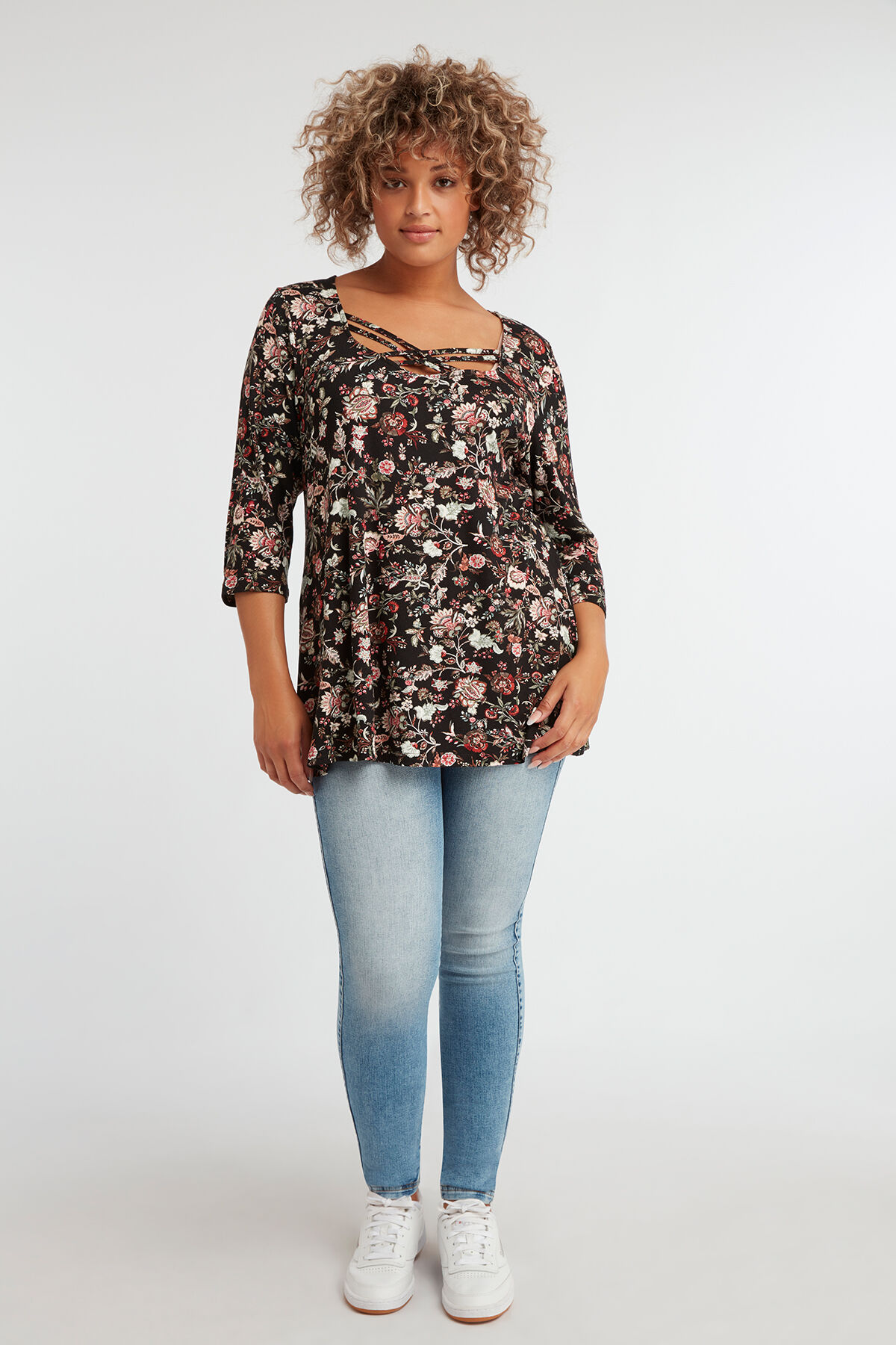 T&uacute;nica con tiras cruzadas image number 3