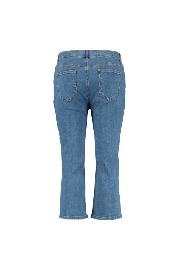 Vaqueros pitillo 7/8 con tachuelas y abertura image number 2