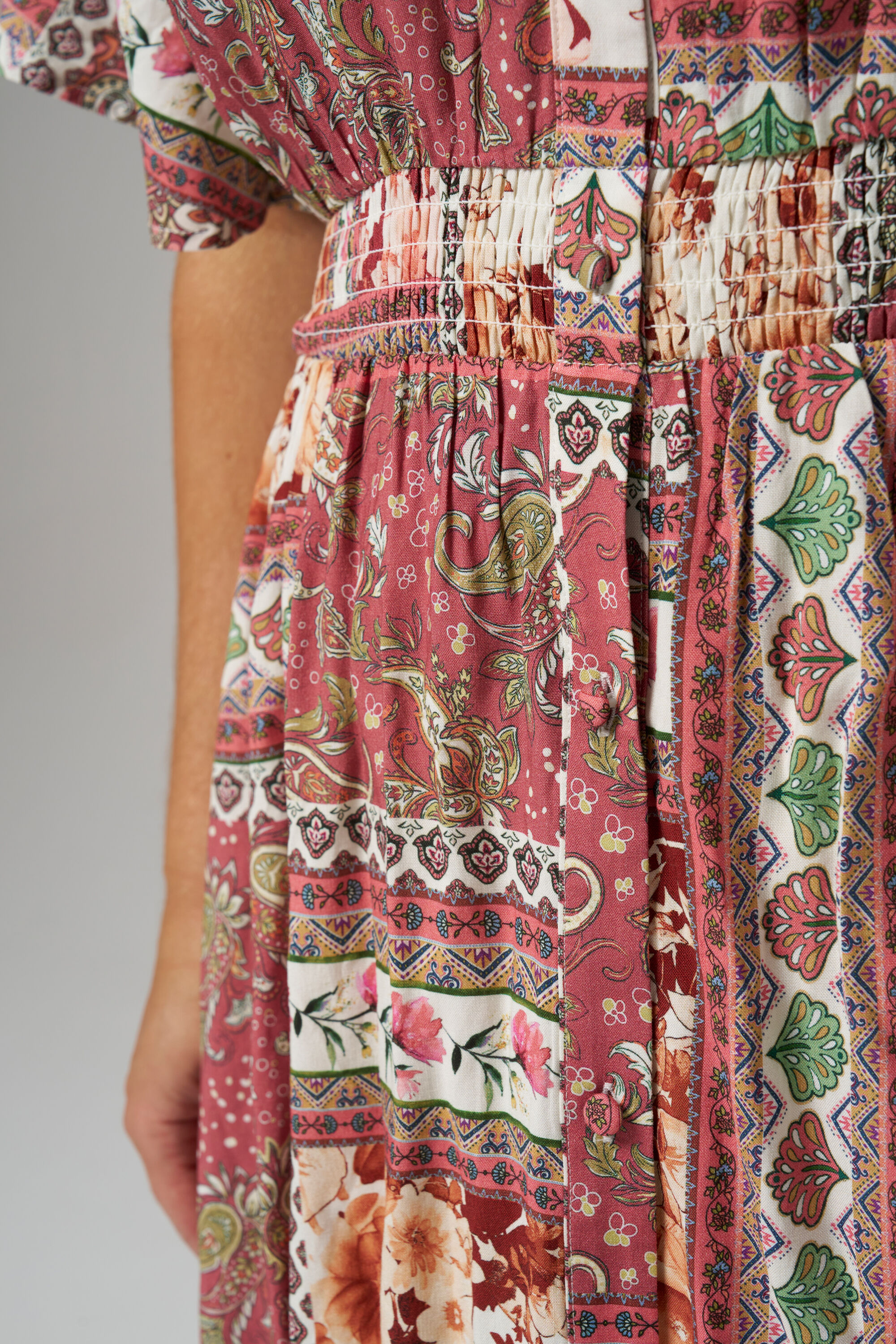 Vestido midi con estampado image number 4