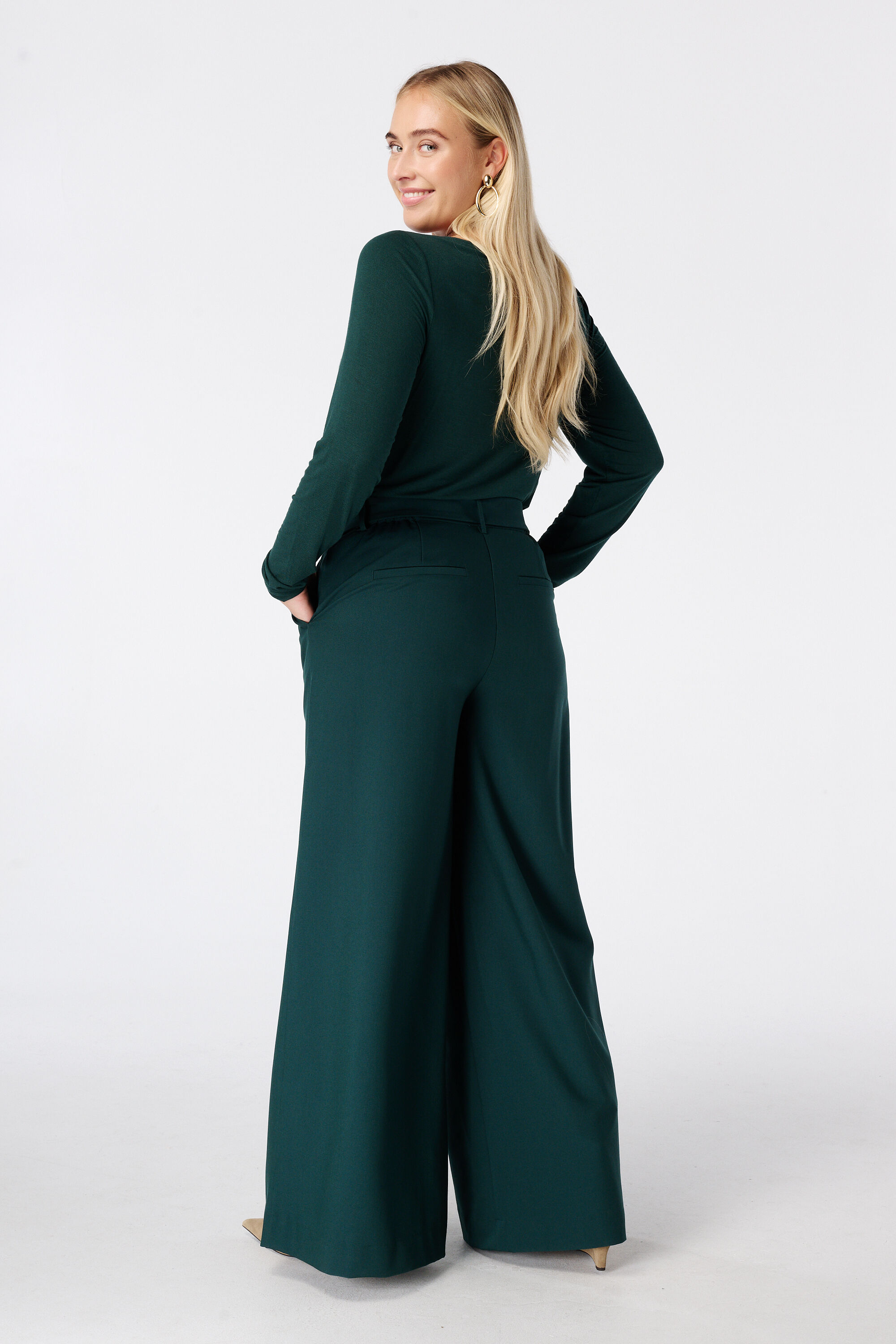 Pantal&oacute;n wide leg image number 3