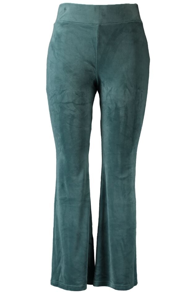 Legging acampanado de terciopelo image number 1