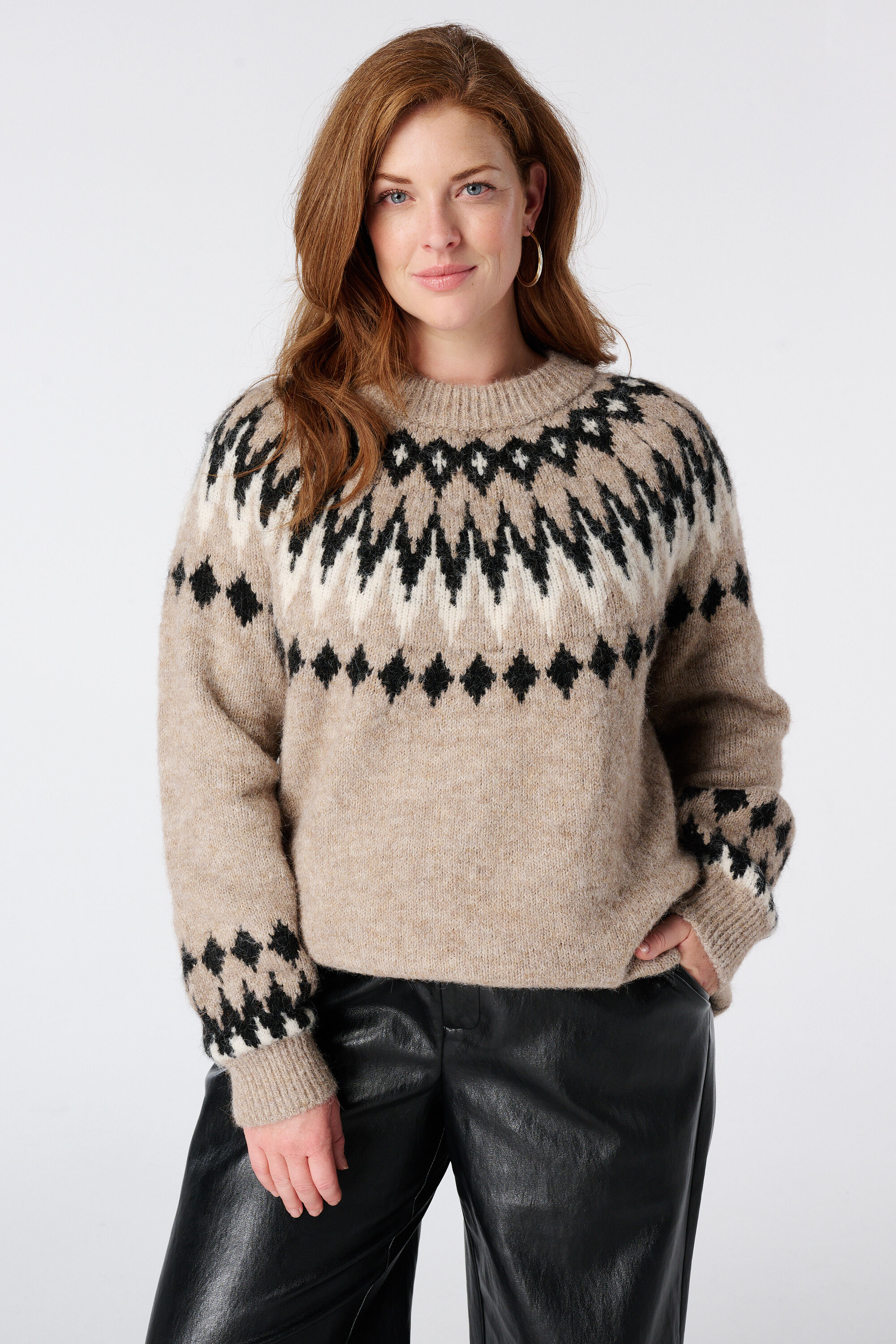 Jersey de cuello redondo