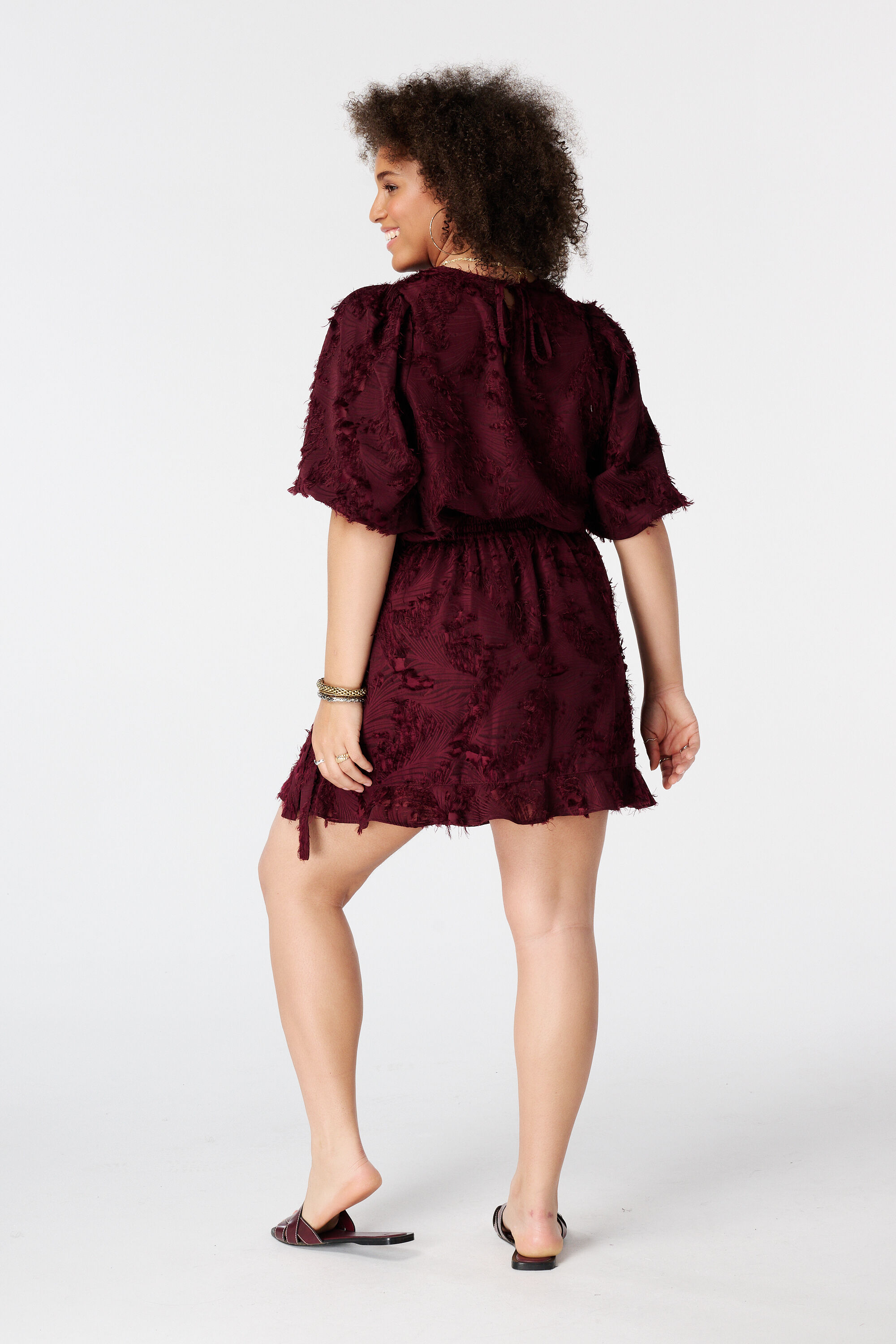 Skort cruzado fluffy image number 3