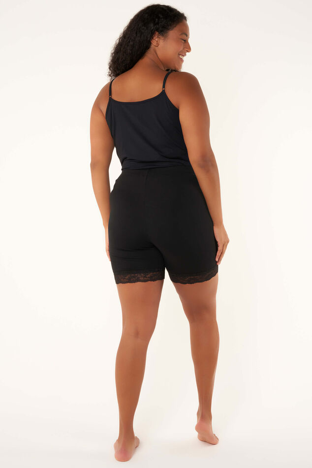Leggings cortos con encaje image number 3