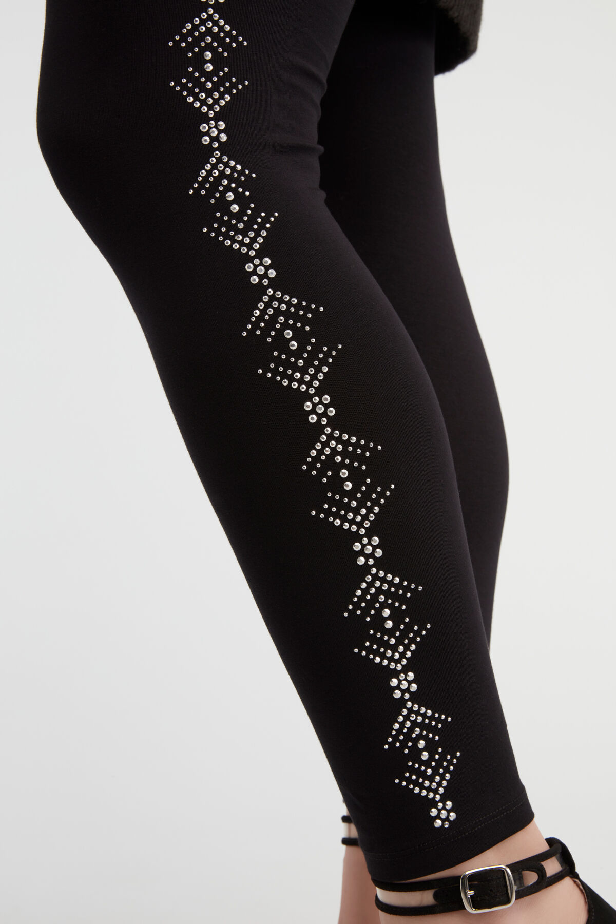 Mujeres Leggings con tachuelas MS Mode