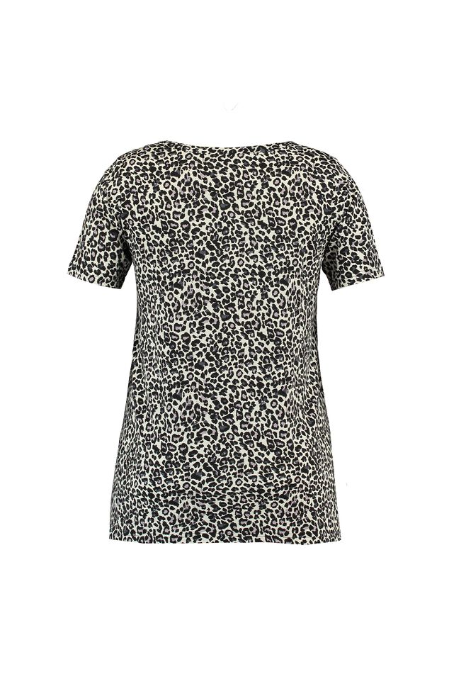 Camiseta con muesca en V y tirantes cruzados image number 2