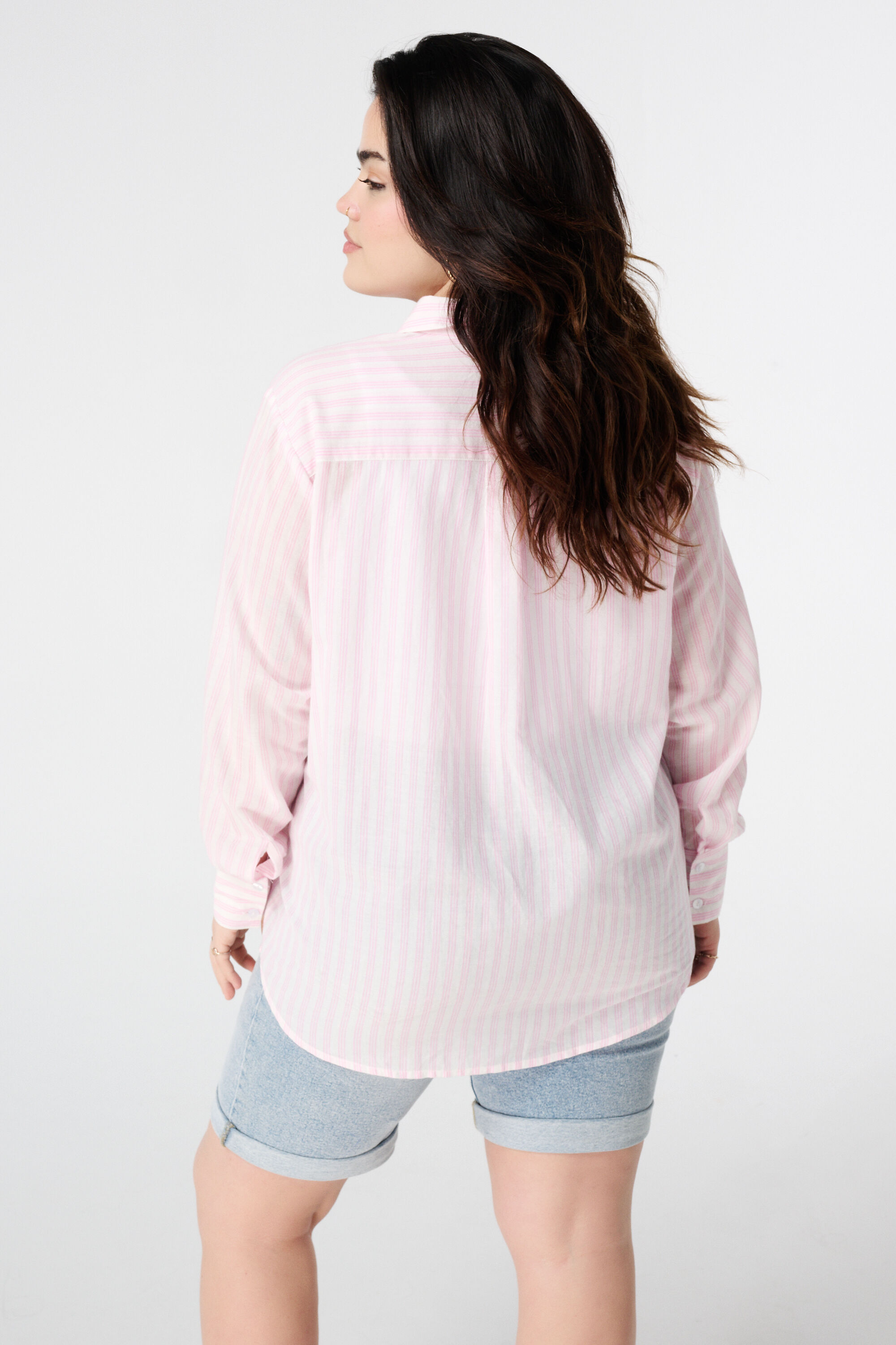 Blusa de rayas ligera image number 3