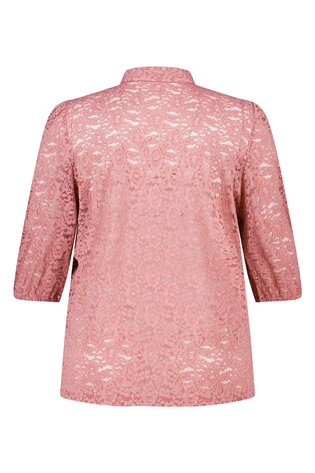 Blusa con encaje image number 2