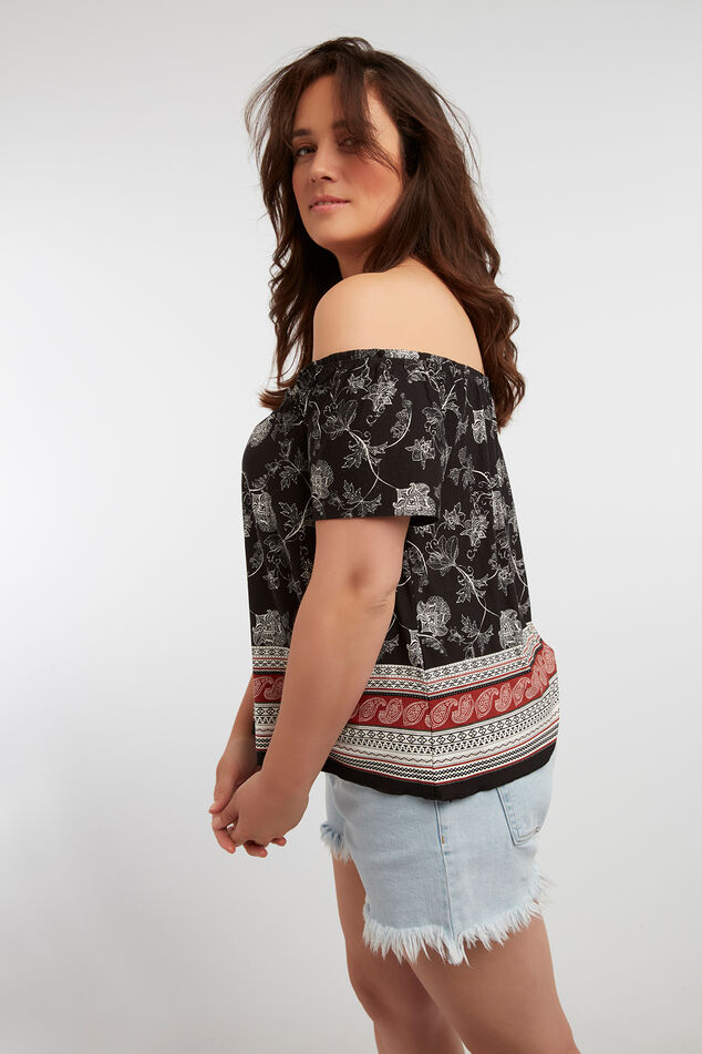 Top con cuello elástico image number 3