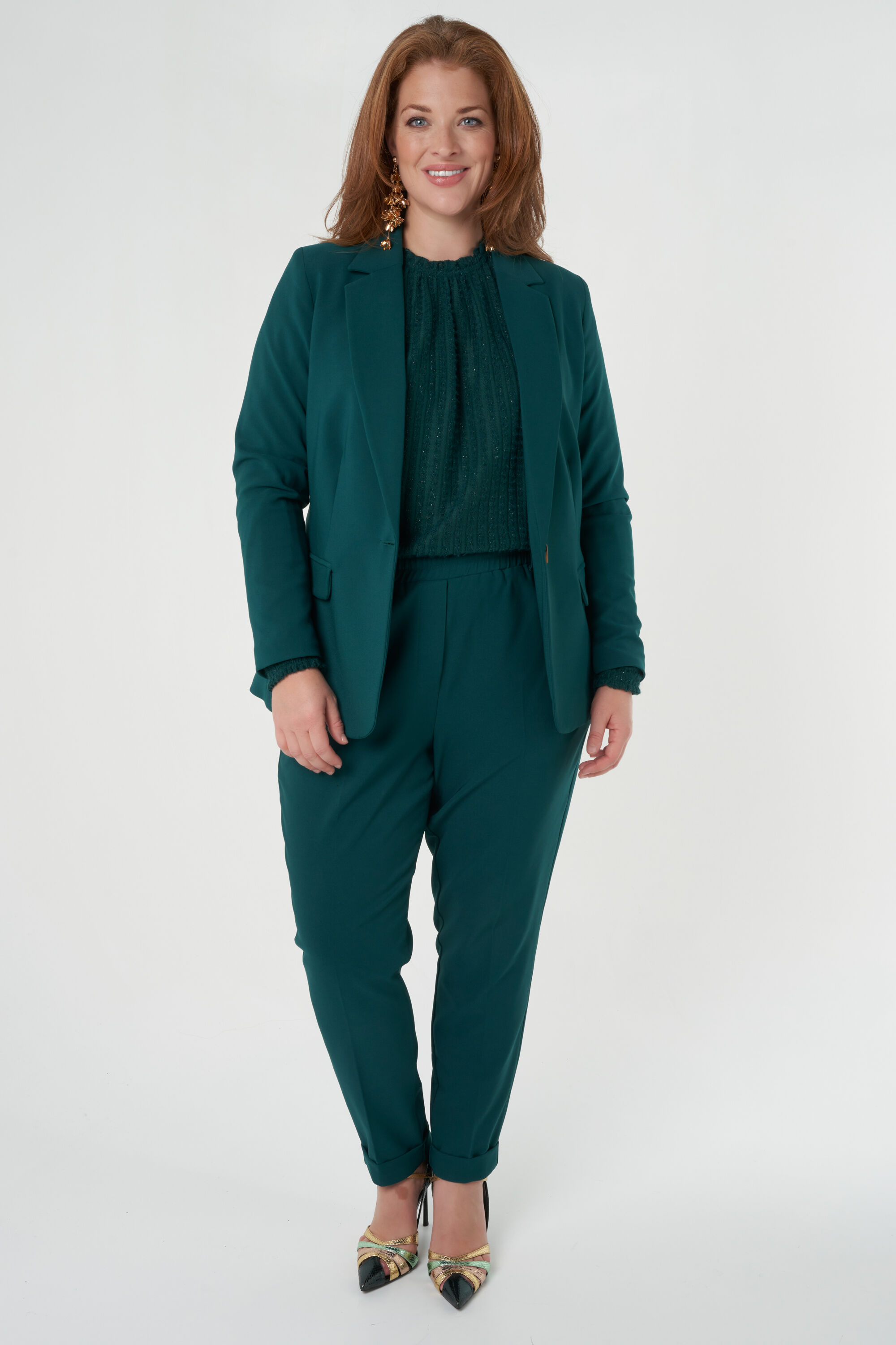 Blazer con cierre de bot&oacute;n image number 5