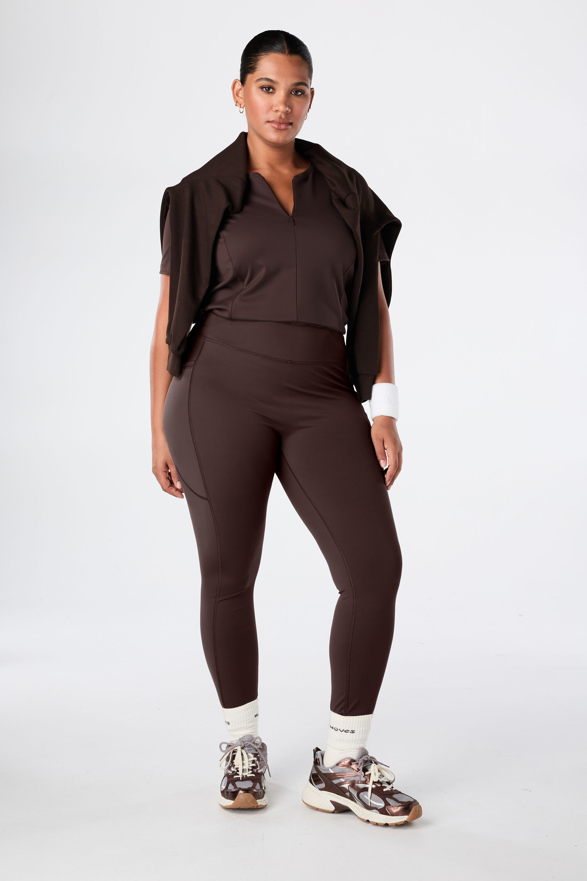 Leggings deportivos con bolsillos laterales image number 0