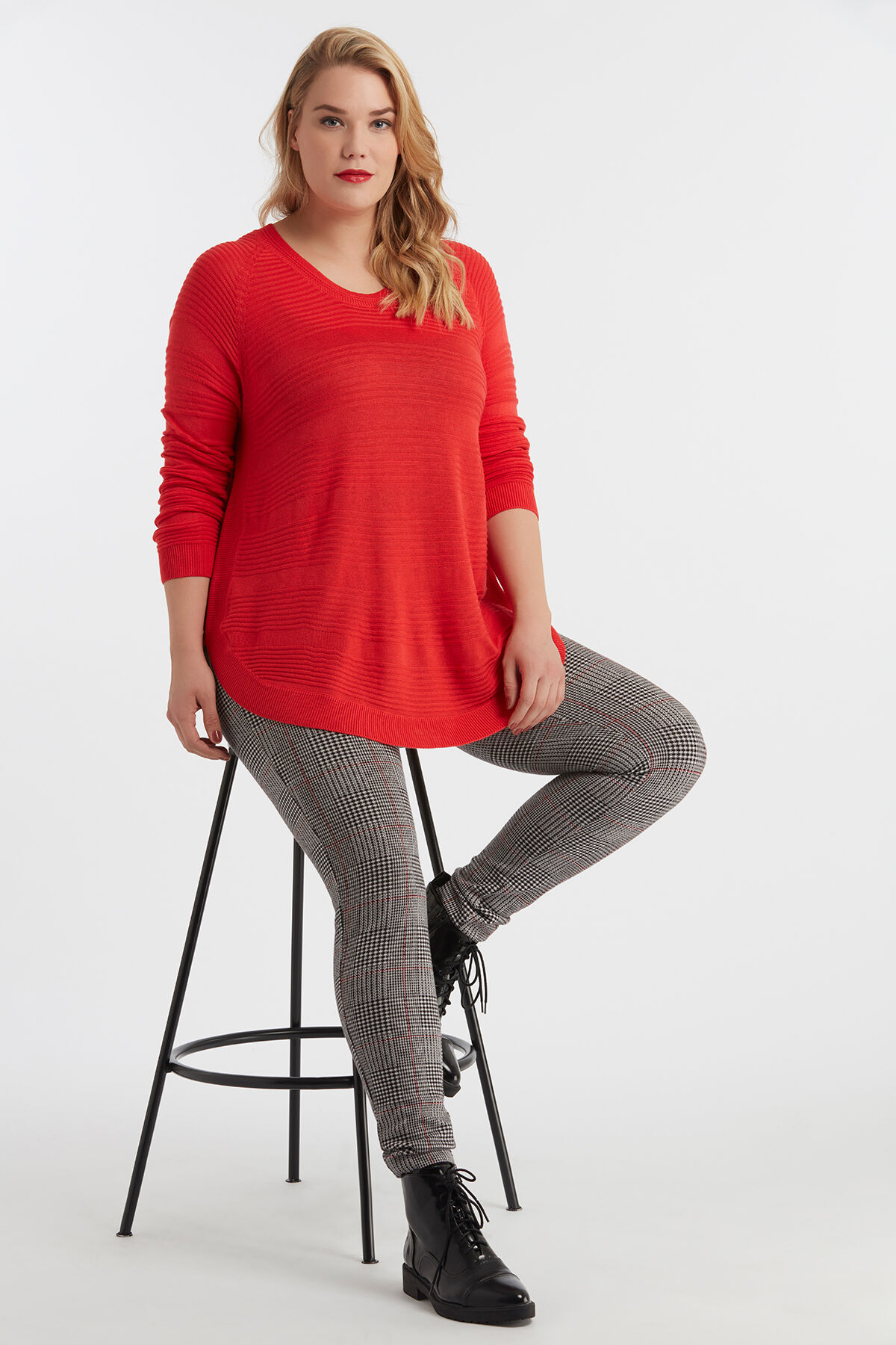 Leggings de cuadros  image number 4