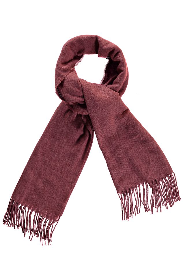 Bufanda con diseño en espiga image number 1