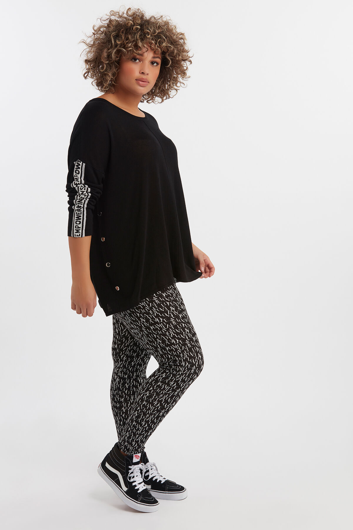 Leggings con estampado integral image number 5