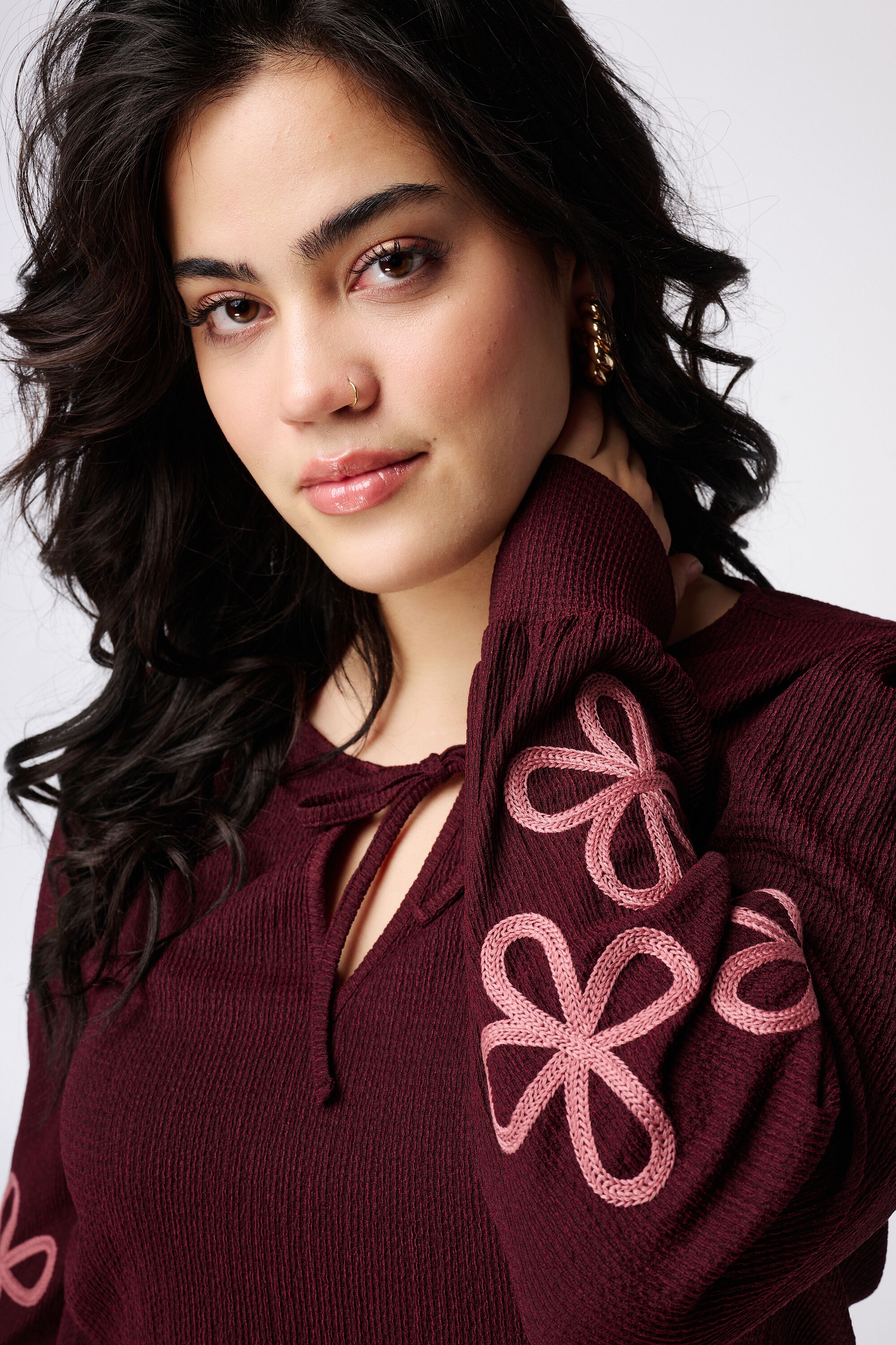 Top con detalles en las mangas image number 4