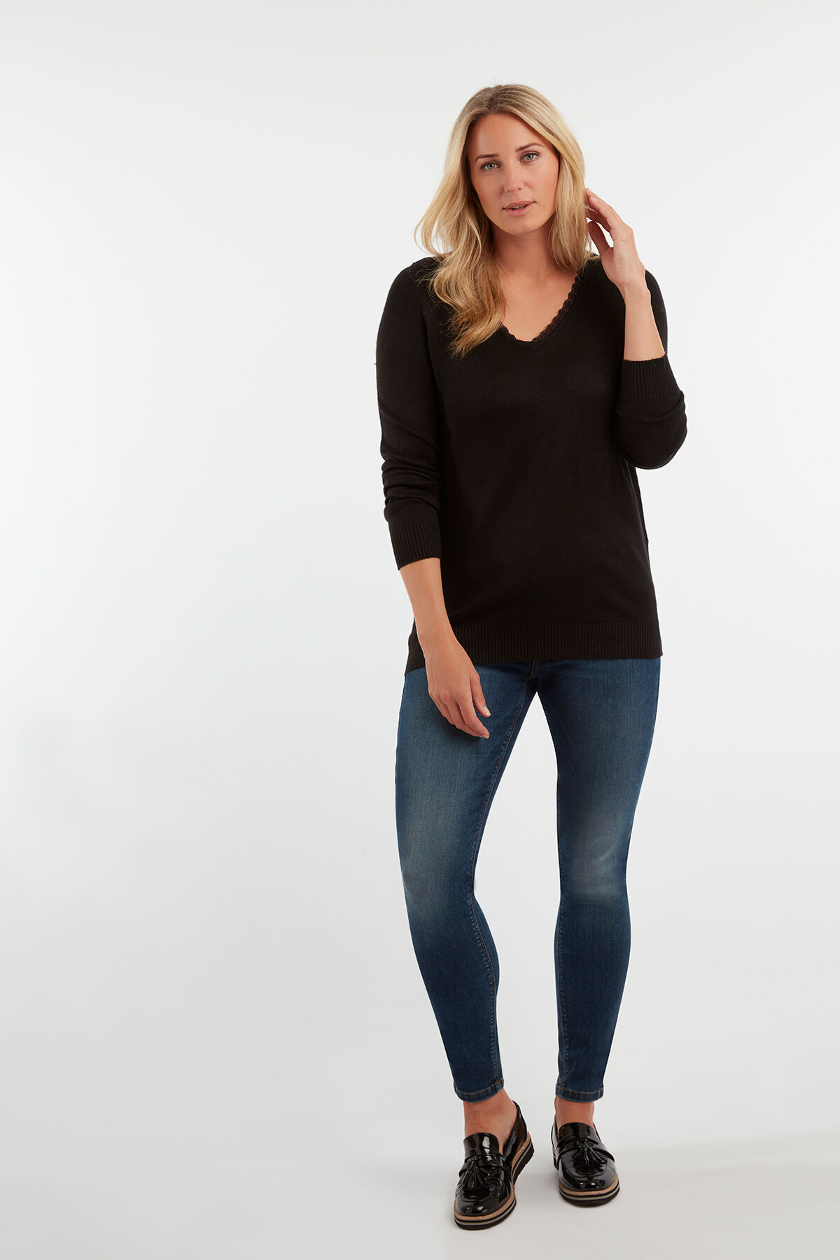 Jersey con encaje image number 3